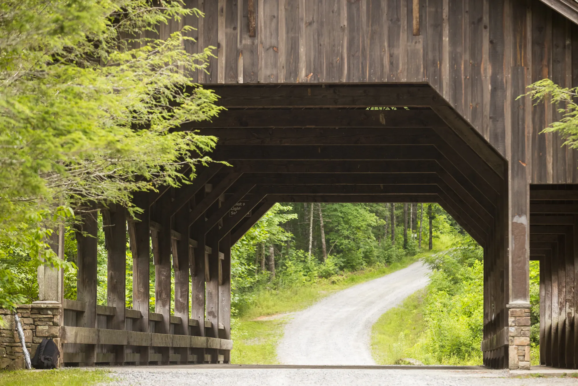 Covered bridge on Buck Forest Road, DuPont State Forest